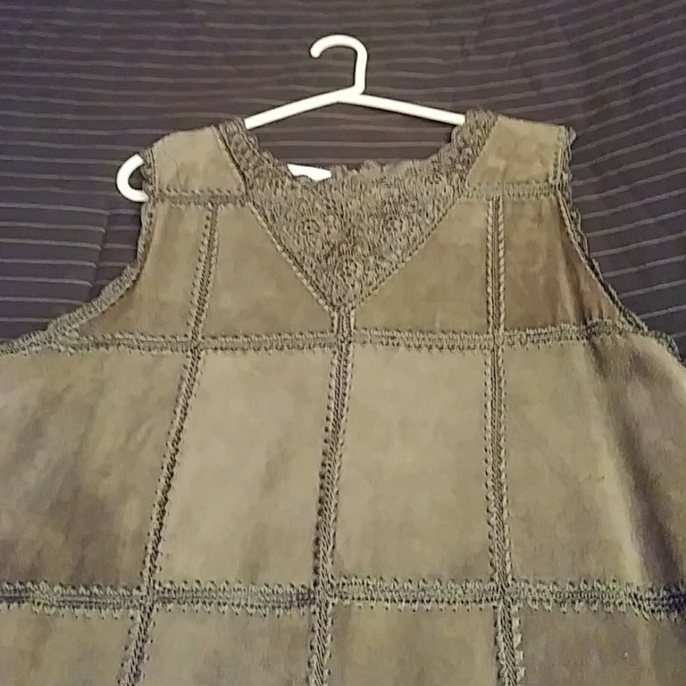 Suede dress